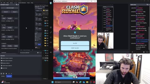 YouTube Reactions then Clash Royale