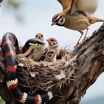 🌸 A Pleasant Afternoon Saved the Sparrow Family 🐦 | An Unexpected Blessing of Endless Wealth 💎
