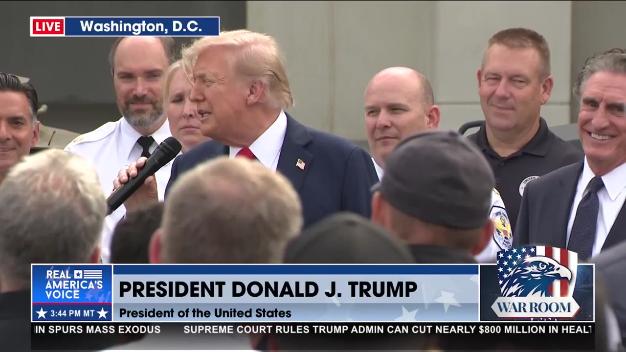 TRUMP ANNOUNCES AN EFFORT TO IMPROVE WASHINGTON, D.C. PARKS @POTUS