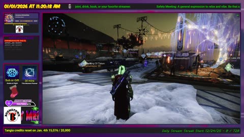 Destiny 2 - 1/1/25 Happy 2026! Grinding New Armor sets? | D2-19,016 hrs