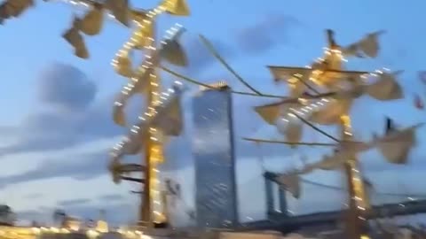 Politics - 2025 Mexican Navy Crashes Into NY Brooklyn Bridge Now Stay Out Adios For Good Putos