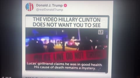 DJT reminds the world - May 17th 2025 - of the Clinton body count