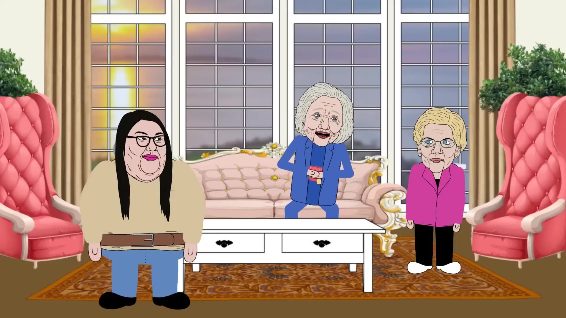 Elizabeth Warren and Hillary Clinton Found the Democratic Partys🤪 Voice for Masculinity #satire