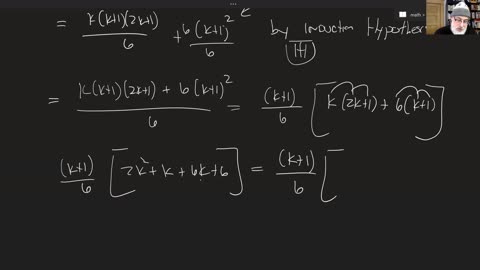 Discrete Math. Prove that the sum of squares of the first n positive integers = (n(n+1)(n+2))/6