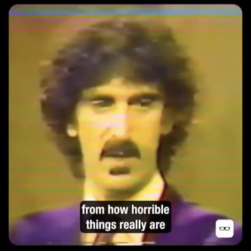 A 1981 interview with Frank Zappa. What he said back then still holds true today.