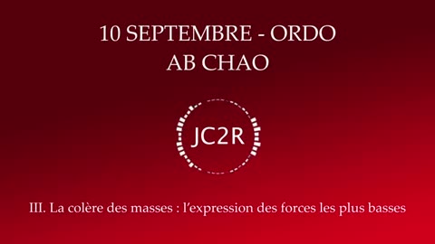 10 Septembre - Ordo Ab Chao [Podcast]