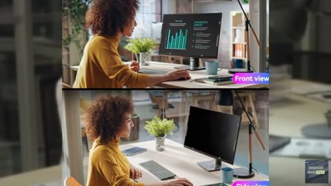 24 Inch Privacy Screen for Monitor - Anti Glare, Blue Light Blocking, Eye Protec