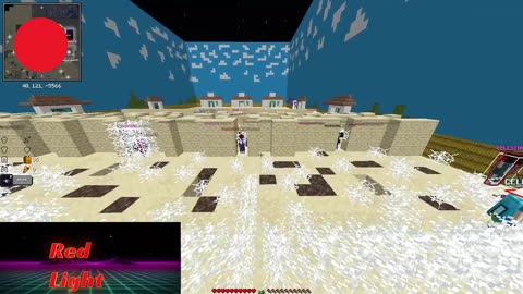 Squid Games But in Minecraft ? Red light Green Light event on cosmosmc