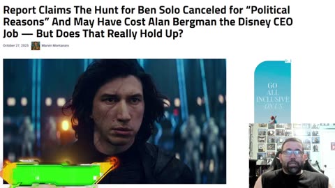The Hunt For Ben Solo Cancelation Due To Politics And Budget