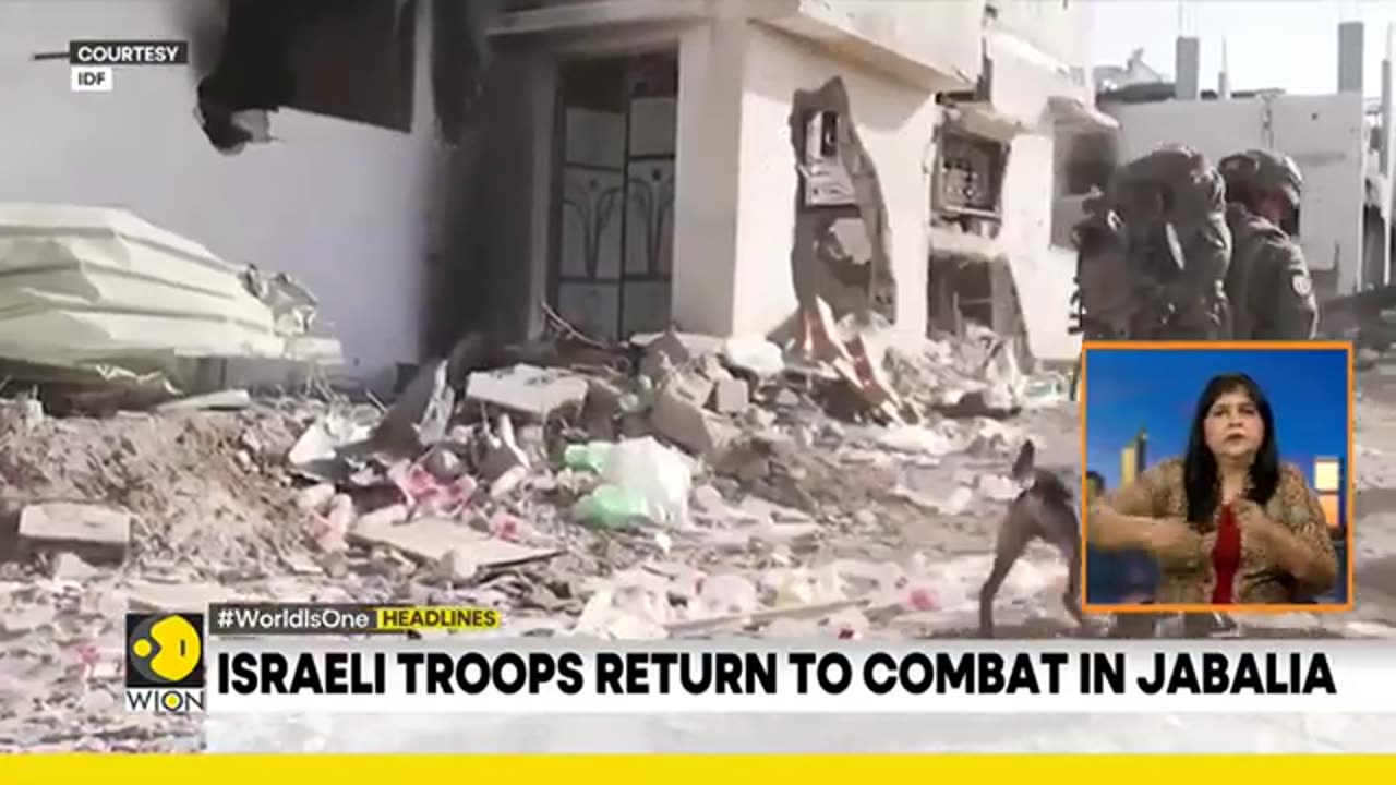 Israel-Gaza_War__Israeli_troops_return_to_combat_in_Jabalia__Japan_signals_possible_rate_hike__WION