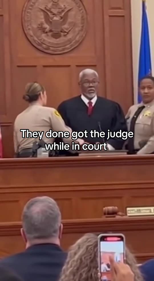 Another Judge getting arrested smh.
