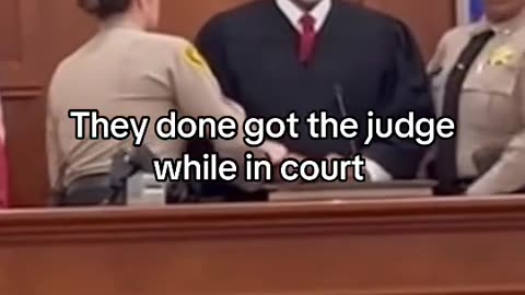Another Judge getting arrested smh.