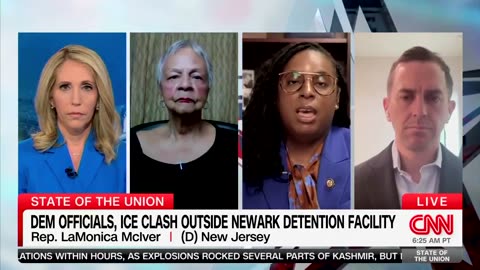McIver says it's her job to push, shove, & scream at law enforcement at the ICE detention facility
