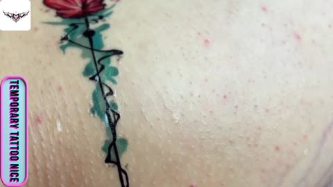 Rose Red Flower tattos#temporarytattoo #temporarytattoos #temporarytattosticker