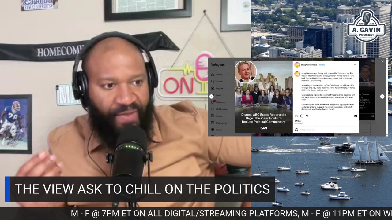 The Arrington Gavin Show "IS THE VIEW A POLITICAL SHOW?"