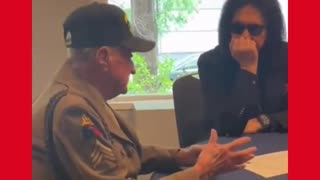 Gene Simmons Meets WWII Hero Who Helped Liberate His Mother From Nazi Camp