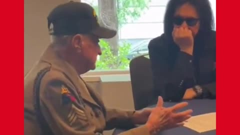 Gene Simmons Meets WWII Hero Who Helped Liberate His Mother From Nazi Camp