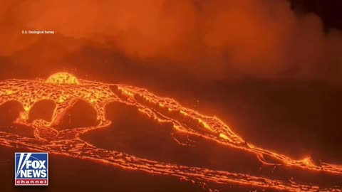 Lava and smoke spew from Hawaii's Kilauea as the volcano erupts for the 37th