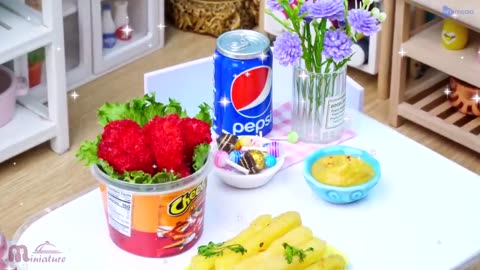 Miniature KFC Popcorn Chicken Recipe | So Tasty ASMR Mini Cooking