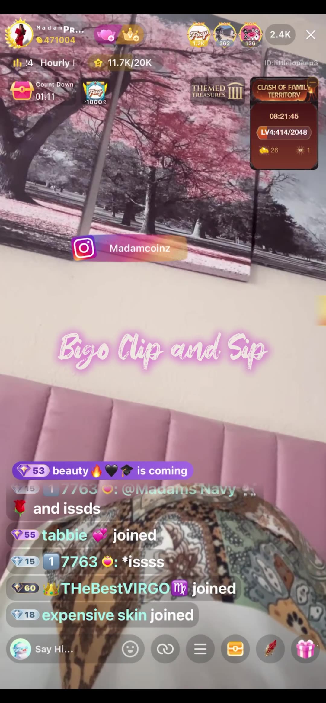 MadamLo admits again on live that she had JazzyCherry touch TomiKay 8/25/25 #bigoclipandsip