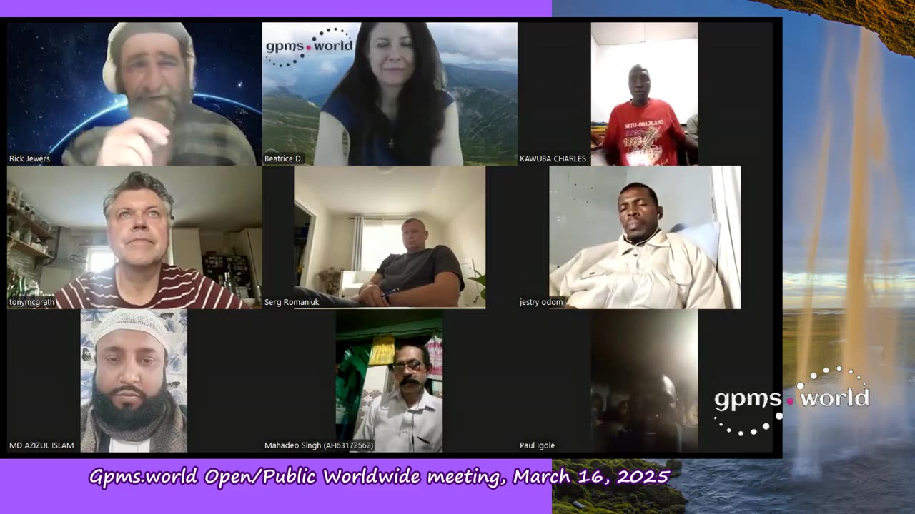 Gpms.world Open_Public Worldwide meeting, March 16, 2025