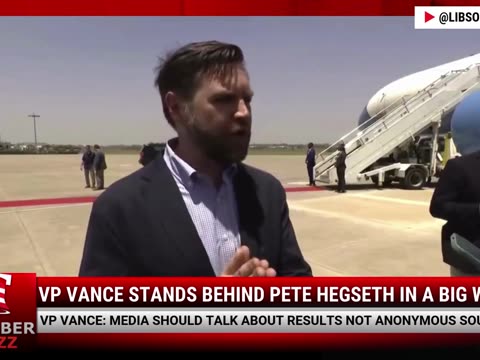 VP Vance Stands Behind Pete Hegseth In A Big Way
