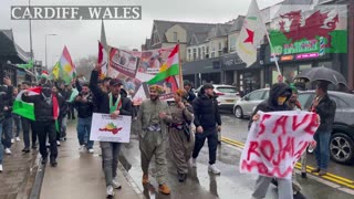 March Defend Rojava Cardiff Wales Part -2