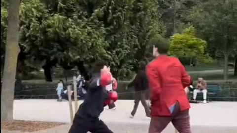 PEAK MALE CONTENT: Chrogman on IG is blowing up for fighting a random follower everyday!