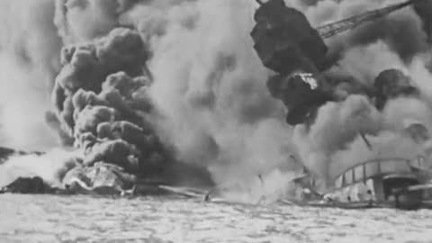 Bombing of Pearl Harbor and Burning of SS Normandie