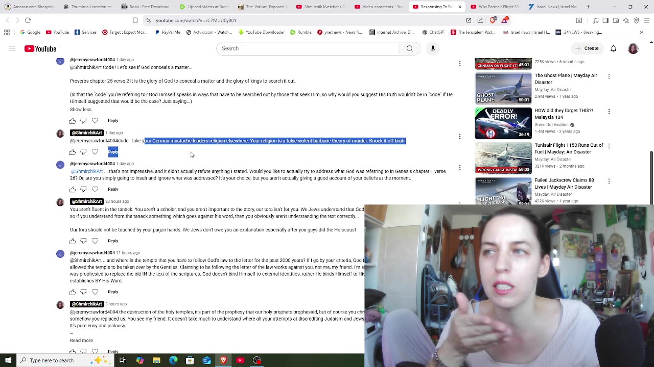 RESPONSE TO CHRISTIAN @jeremycrawford4004 His attempt at Jew Erasure