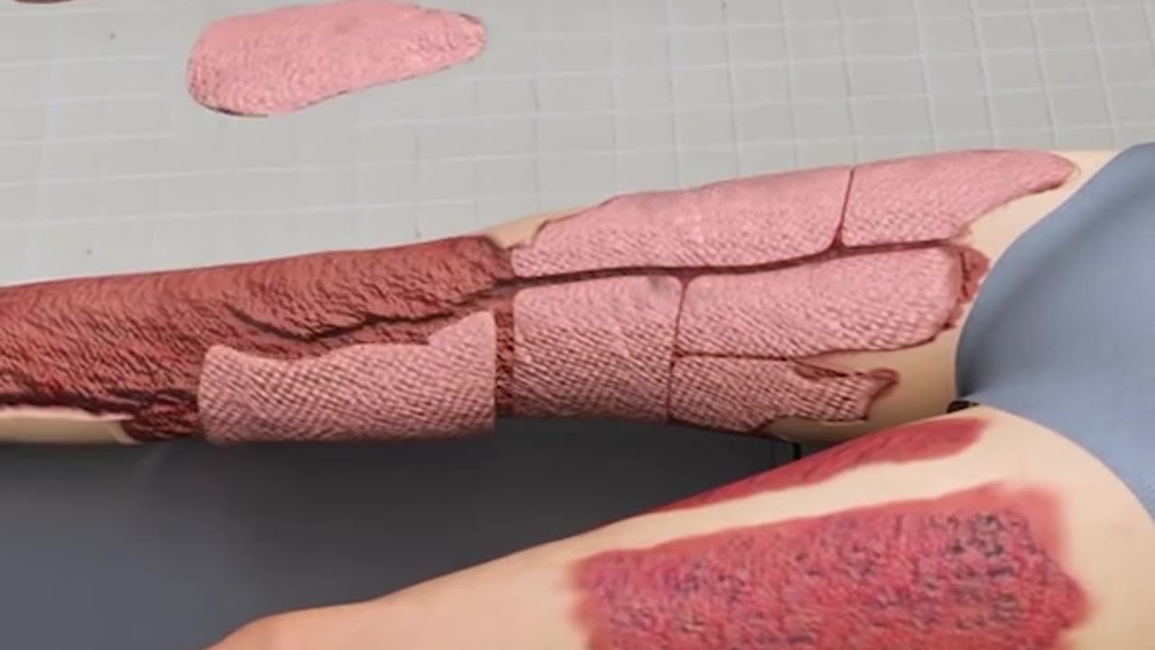 How Skin Graft Is Performed (3D Animation)