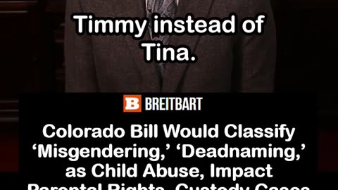 Colorado Bill Classifies Misgendering, Deadnaming, as Abuse that Impacts Parental Rights, Custody