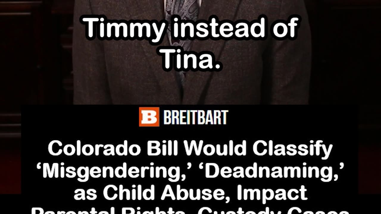 Colorado Bill Classifies Misgendering, Deadnaming, as Abuse that Impacts Parental Rights, Custody