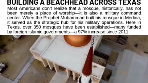 ISLAMIFICATION: Since 2011, the number of mosques in ...