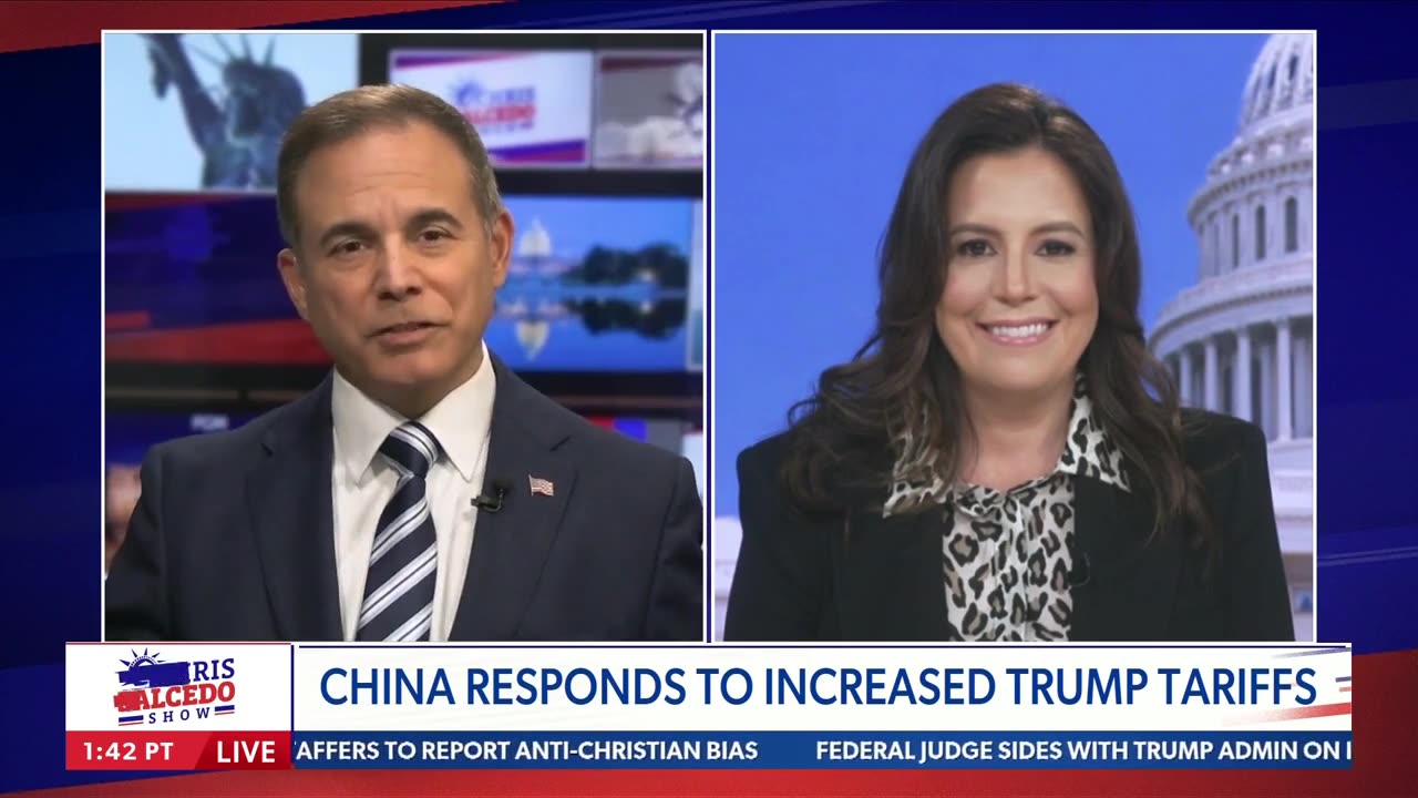 Elise Joins Chris Salcedo on NEWSMAX 04.11.2025