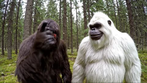 Bigfoot & Yeti Do the HOT CHIP Challenge in the Woods (Gone Wrong