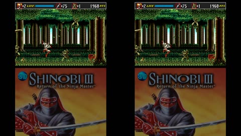 Nintendo 3DS Longplay - 3D Shinobi III - EU Crosseye3D