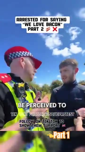 Young lad arrested for saying, "we love bacon."