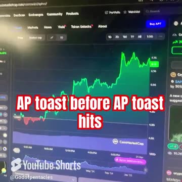 aptos apt crypto news today bitcoin price predation #fyp
