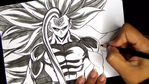🔥 How to Draw Goku Infinity – Step-by-Step Anime Drawing Tutorial 💥