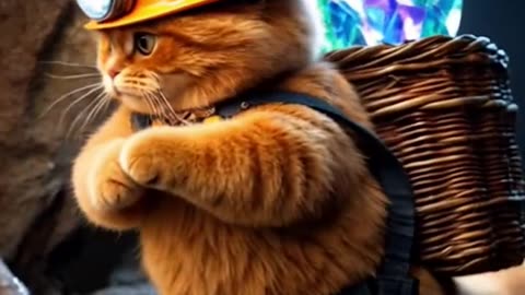 Orange cat activities😻