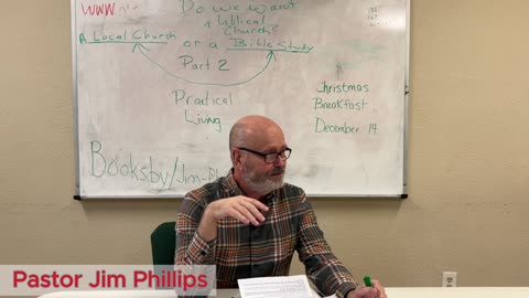 11-30-2025 Sunday Sermon [Do we want a biblical church? #2]