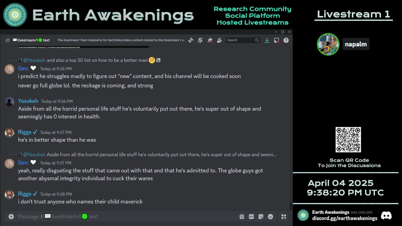 Earth Awakenings - Livestream 1 - #3087