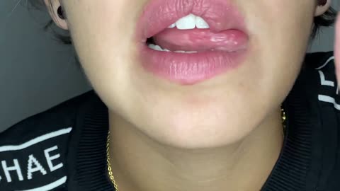 ASMR Wet Sloppy Sucking ON BIG ROUND LOLLIPOP