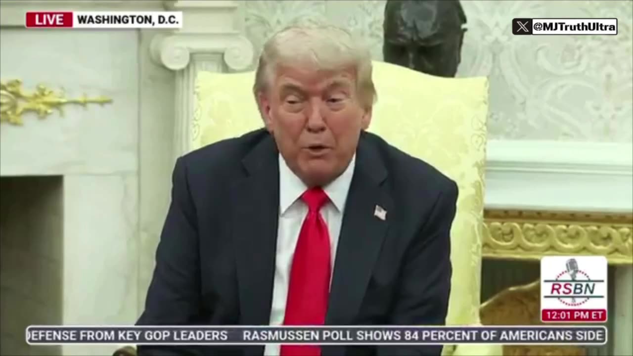 TRUMP to Elon: “Even with a Black Eye, I said you want a little makeup?