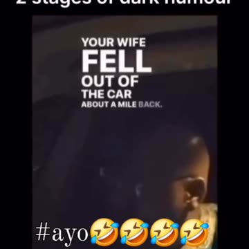 2 stages of dark humour