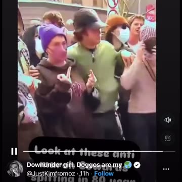 Scumbags from Melb March for Australia