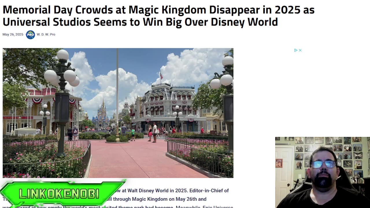 Disney Having Less Crowds On Memorial Day Due To Epic Universe Theme Park Release