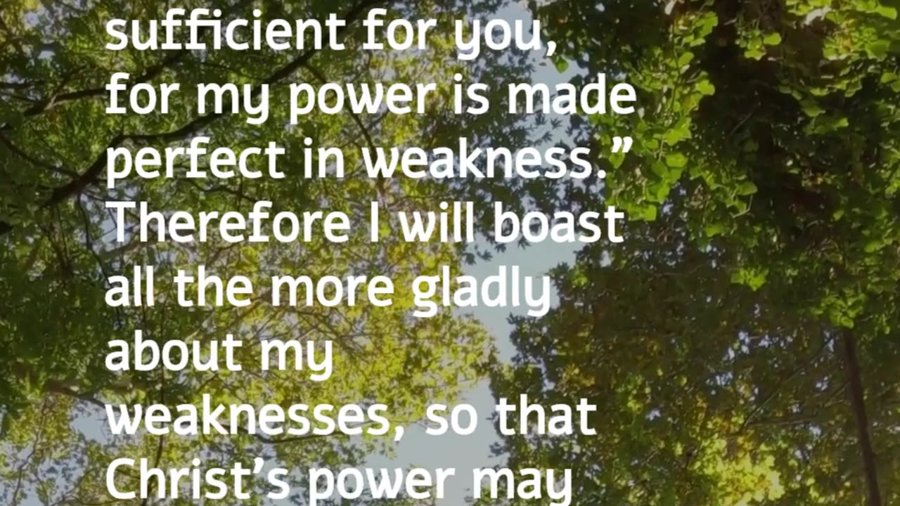 2 Corinthians 12:9