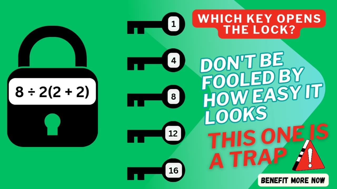 Which key opens the lock? (P.2) 🔐